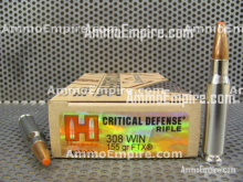 200 Round Case of 308 Win 155 Grain FTX Hornady Critical Defense Rifle Ammo - 80920 - FREE SHIPPING
