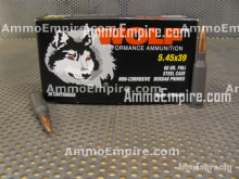 1000 Round Case of 5.45x39 60 Grain FMJ Wolf Steel Case Ammo - Free Shipping
