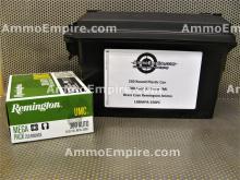 250 Round Plastic Can of Remington 380 Auto 95 Grain FMJ Ammo With Free Shipping