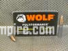 500 Round Case of Wolf 300 AAC Blackout 145 Grain FMJ Steel Case Ammo With Free Shipping